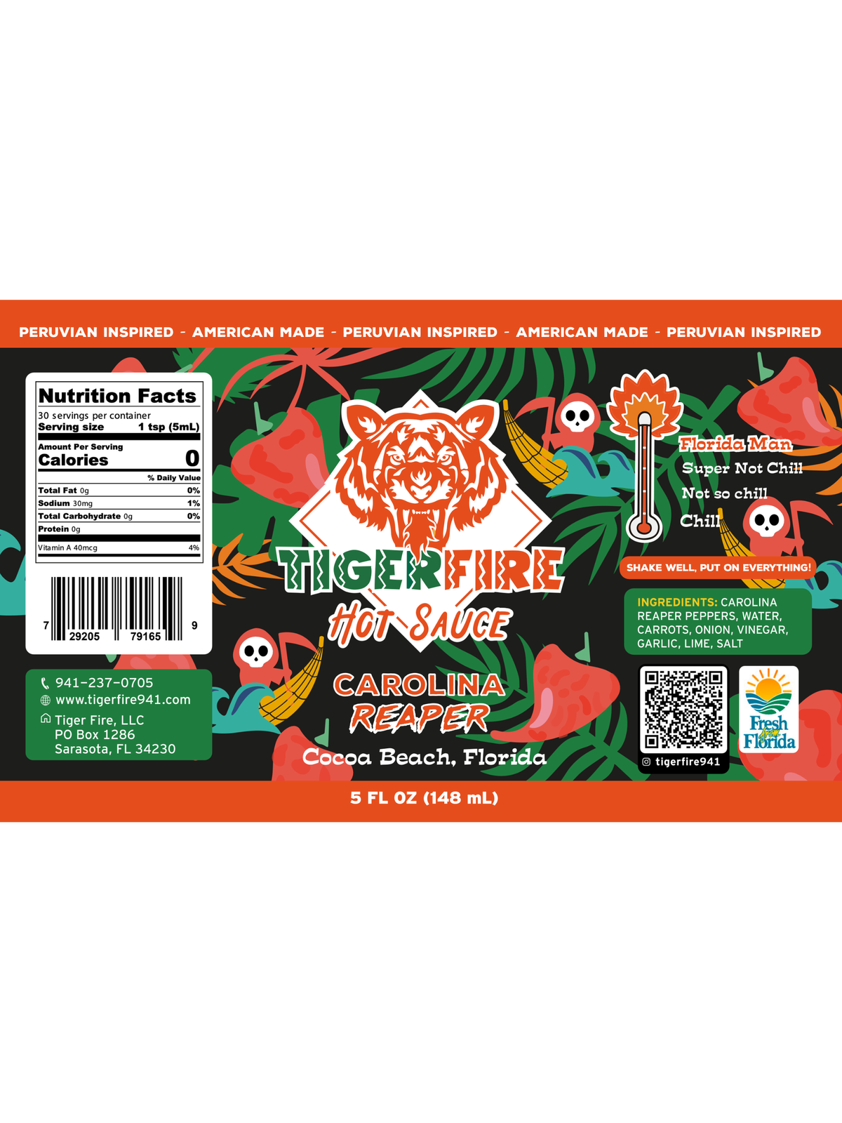 Tiger Fire Carolina Reaper